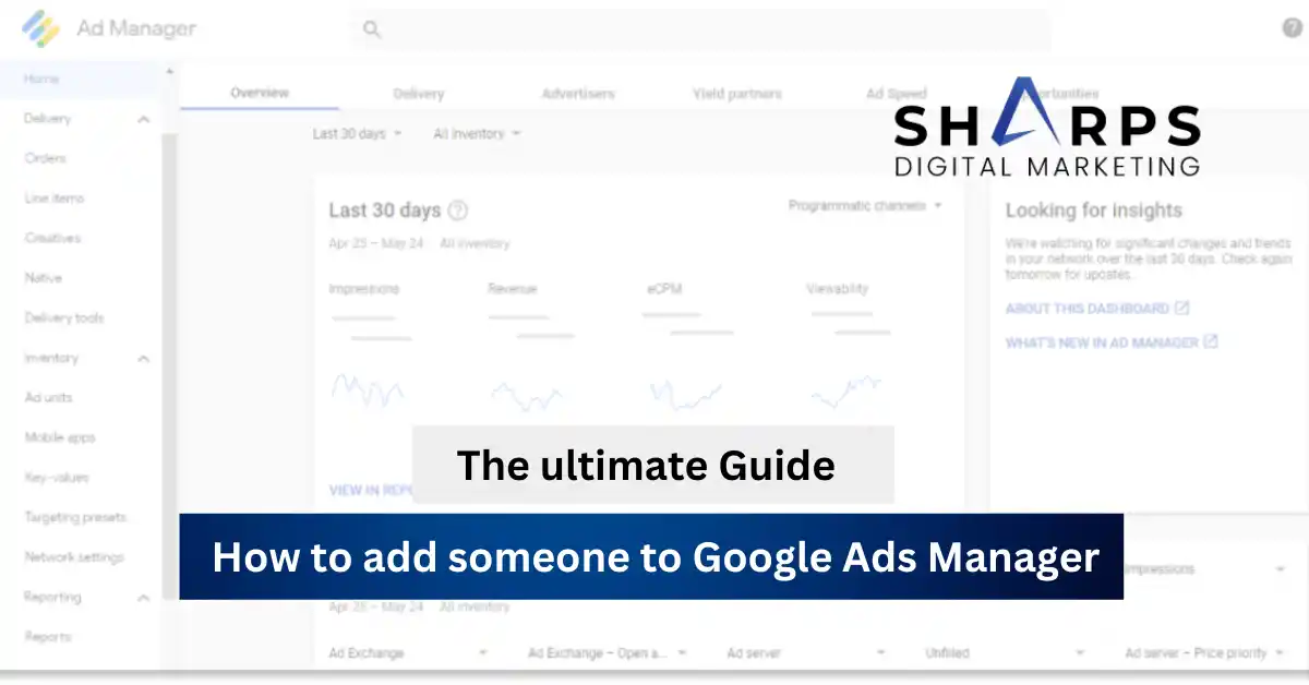 How to add someone to Google Ads Manager